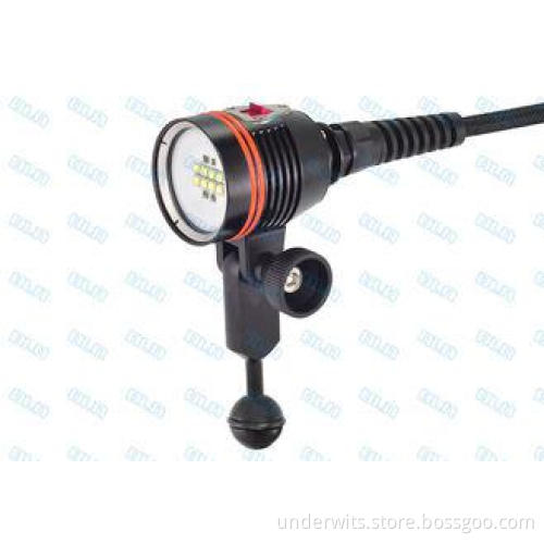 6500 Lumen 200 Meter Underwater Video Lights , CREE XM-L2 U